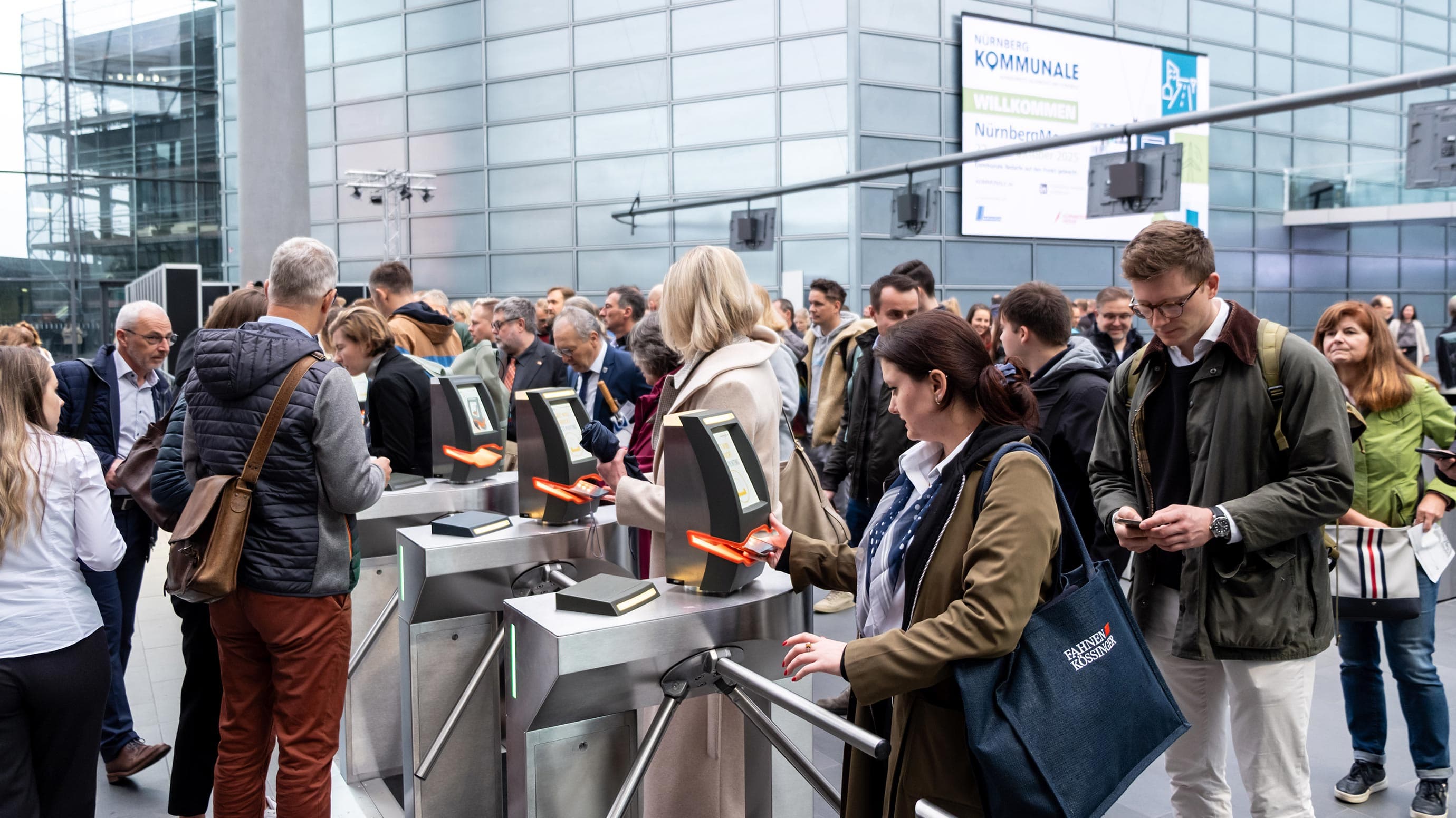 Eingangsbereich Messe Nürnberg KOMMUNALE 2025